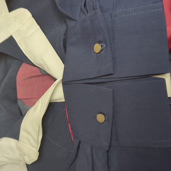 Tommy Hilfiger Icons Rugby Shirtdress Navy/Burgundy Size M NWT MSRP $119 - Picture 12 of 12